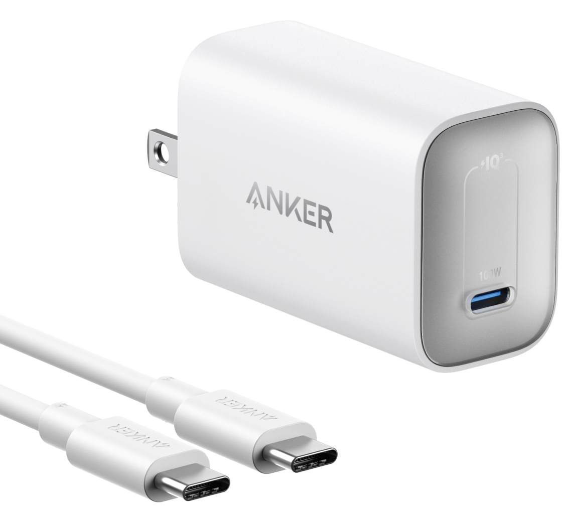 Anker Nano Charger (100W) with USB-C & USB-C ケーブル