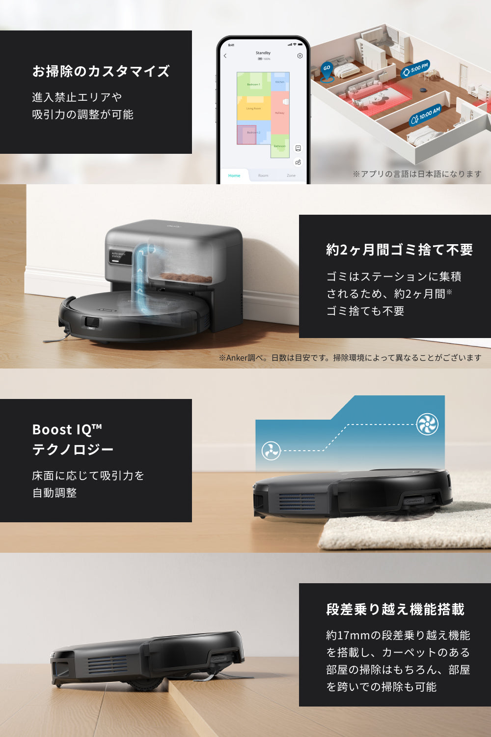 Eufy Robot Vacuum Auto-Empty C10 with Accessory Kit
