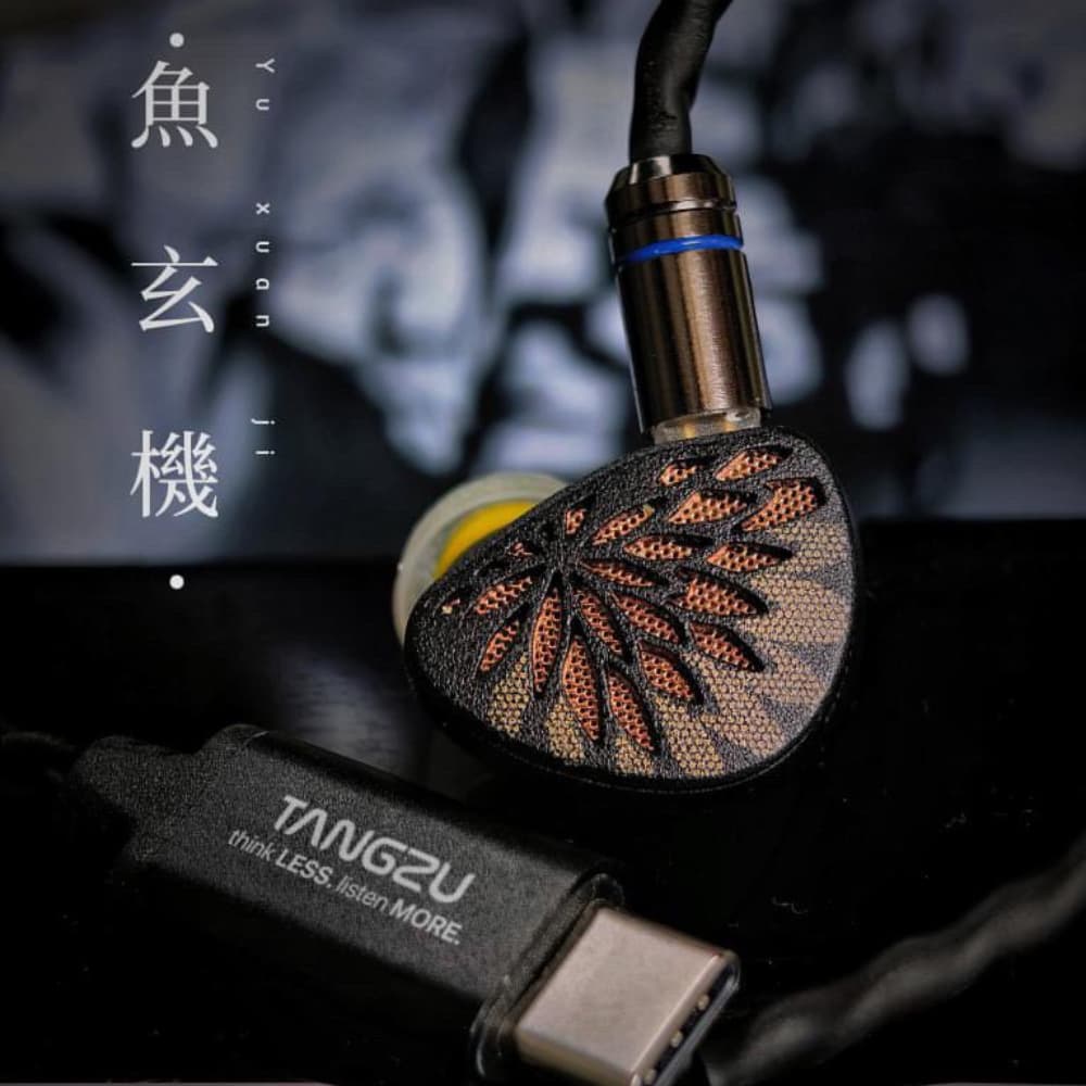 TANGZU Yu Xuan Ji 魚玄機 トポロジーダイナミックドライバー搭載 セミオープン オープンバック カナル型 開放型 ハイエンド HiFi IEM インイヤーモニターイヤホン リケーブル可能 脱着式 0.78mm 2PIN (3.5mm)