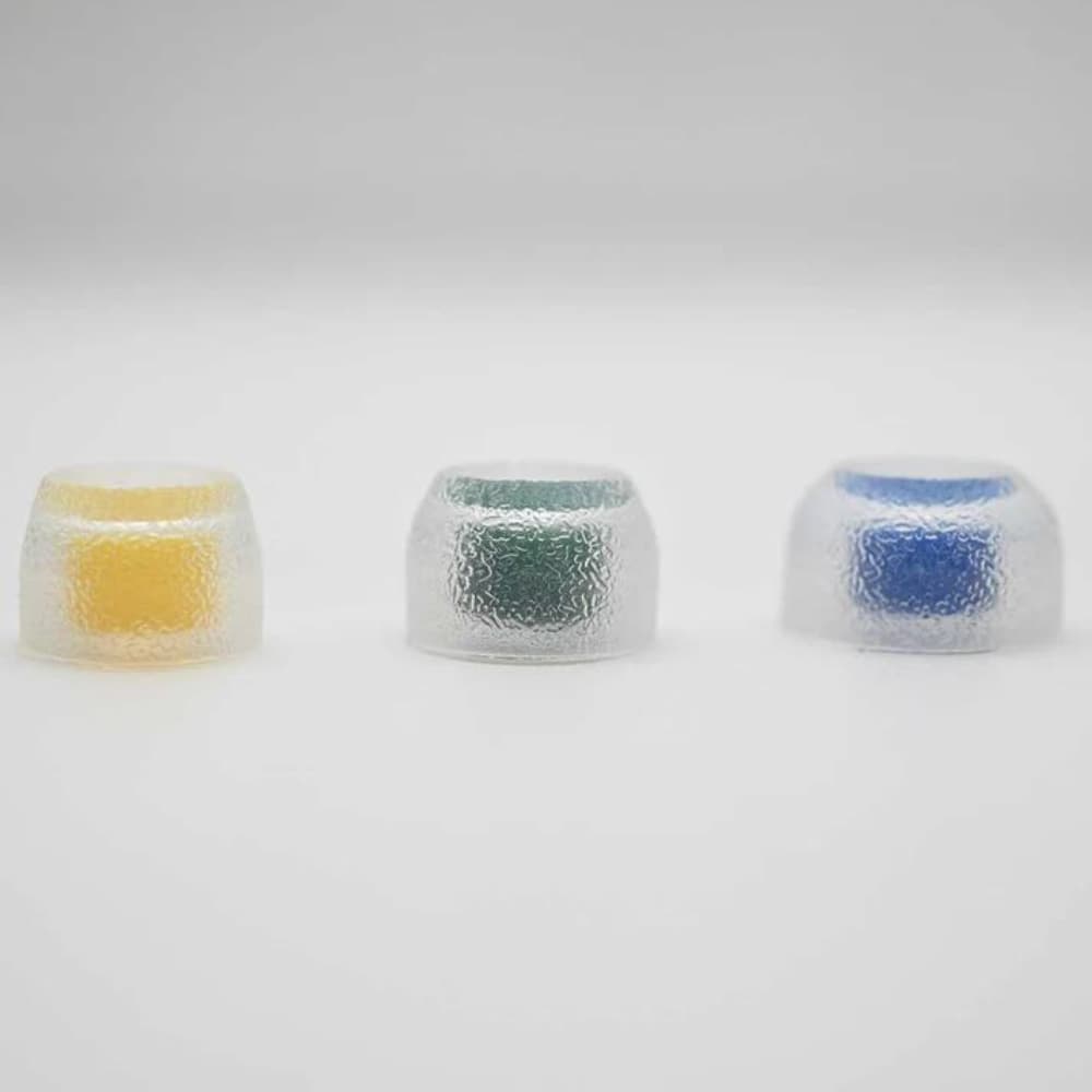 TANGZU Tang Sancai Wide Bore イヤーピース イヤーチップ S/M/L 1ペア ワイドボアバージョン 軸部強化設計 SHAMシステム 遮音性 フィット感 低刺激 低圧迫