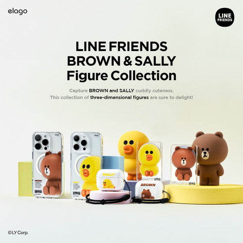 elago LINE FRIENDS Brown & Sally for iPhone16