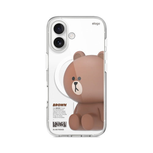 elago LINE FRIENDS Brown & Sally for iPhone16