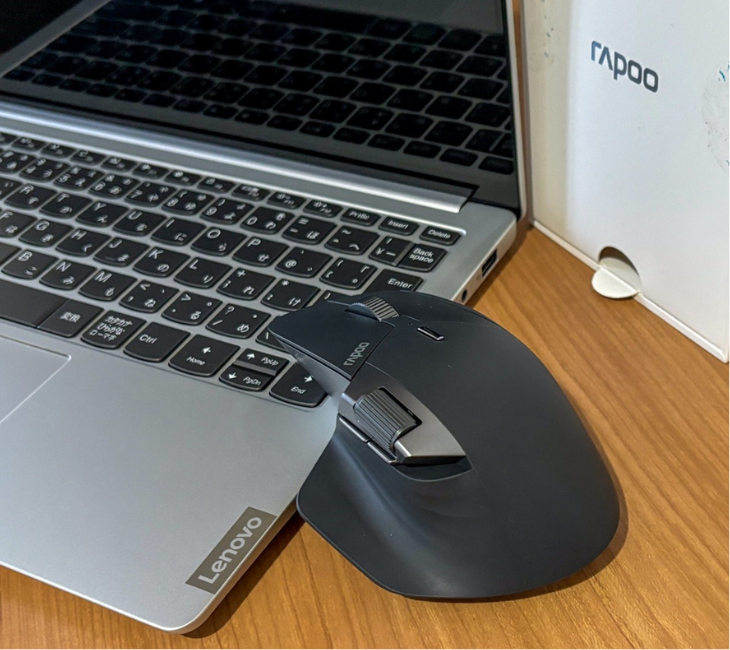 スルスル～っと驚くほど滑らか！ 高解像度の4000dpiセンサー搭載の「rapoo　MT760L」なら作業効率UPできちゃう