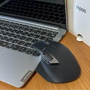 スルスル～っと驚くほど滑らか！ 高解像度の4000dpiセンサー搭載の「rapoo　MT760L」なら作業効率UPできちゃう