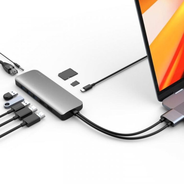 MacBook Pro・Airのポート難民を救う！なんと10ポートも拡張できる「HyperDrive VIPER 10-in-2 USB-C ハブ」が万能極まりない