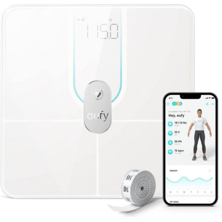 体型が気になる方、Ankerの6千円台で買える体重体組成計「Eufy Smart Scale P2 Pro」はいかが。