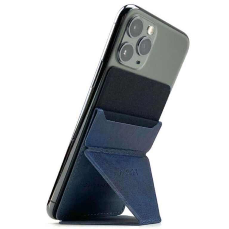 「MOFT X」スマホの裏に貼り付けてスタンドに。「めちゃ便利」