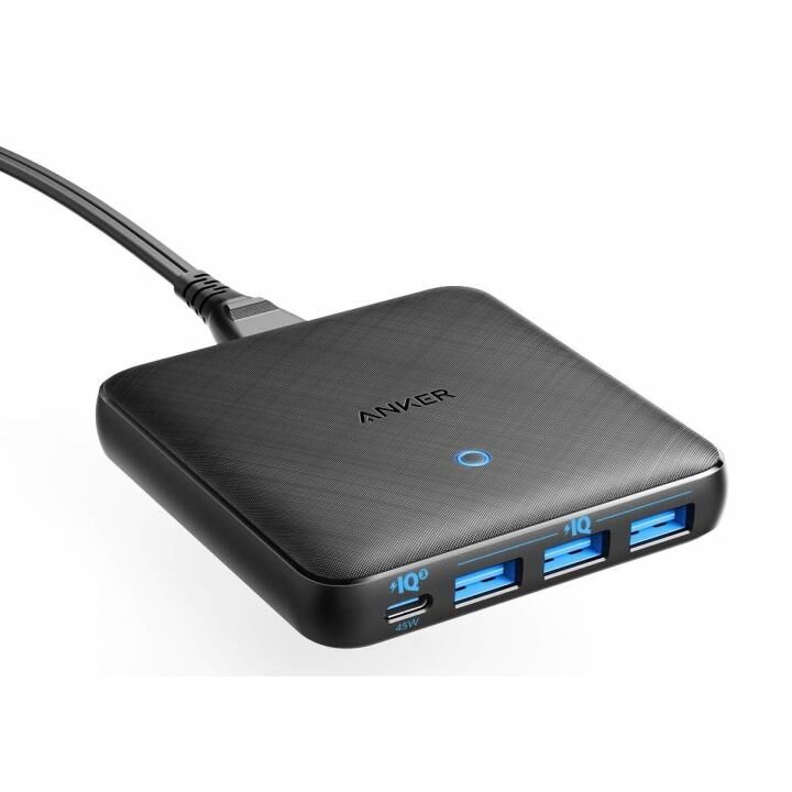 Anker PowerPort Atom  Slim Four Ports 4ポート ブラック【10月下旬】_1
