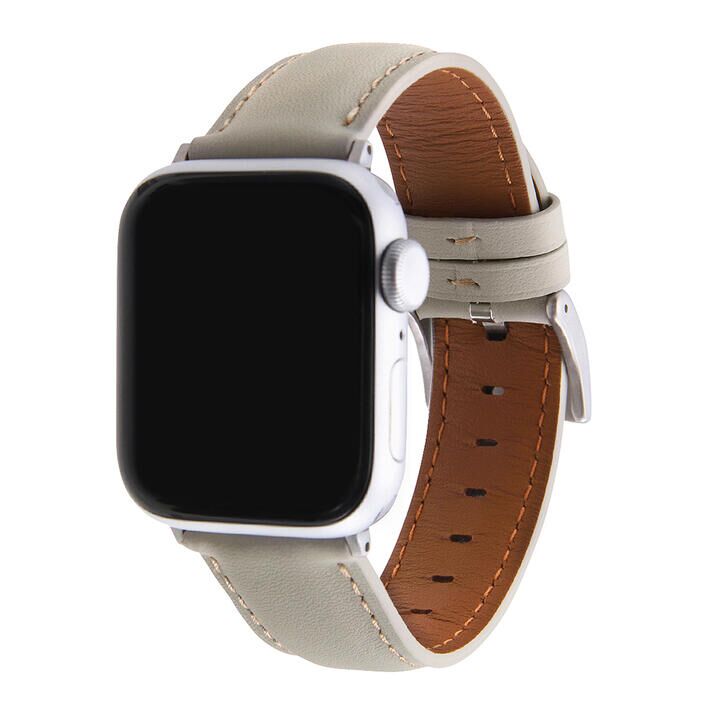 イングレム Apple Watch 41mm/40mm 本革レザーベルト バンド 20mm ライトグレー_1
