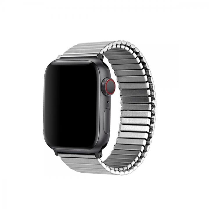 TF7 メタルストレッチバンド for Apple Watch 41/40/38mm Lサイズ シルバー_1
