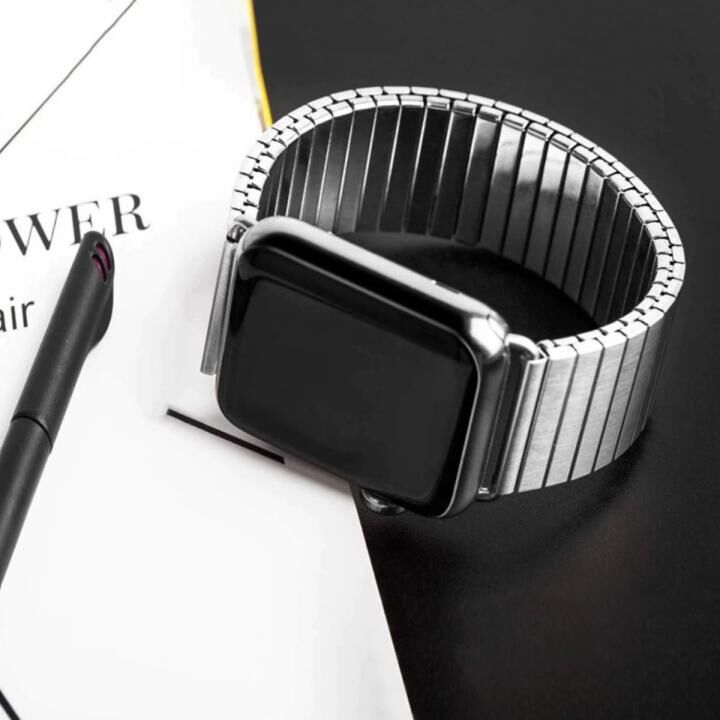 TF7 メタルストレッチバンド for Apple Watch 41/40/38mm Lサイズ