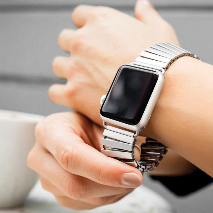 TF7 メタルストレッチバンド for Apple Watch 41/40/38mm Lサイズ