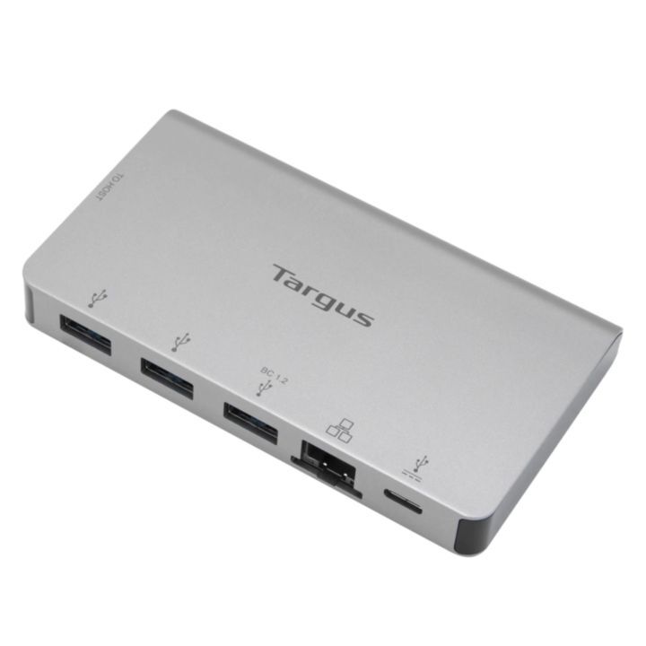 Targus USB-C Multi-Port Hub Ethernet Adapter 100W Power Delivery USB-C