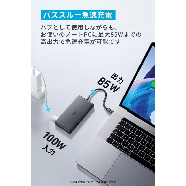 Anker 552 USB-C ハブ 9-in-1, 4K HDMI