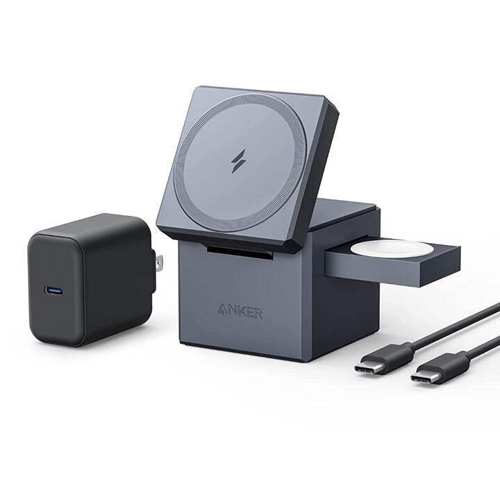 Anker 3-in-1 Cube with MagSafe ブラック_1
