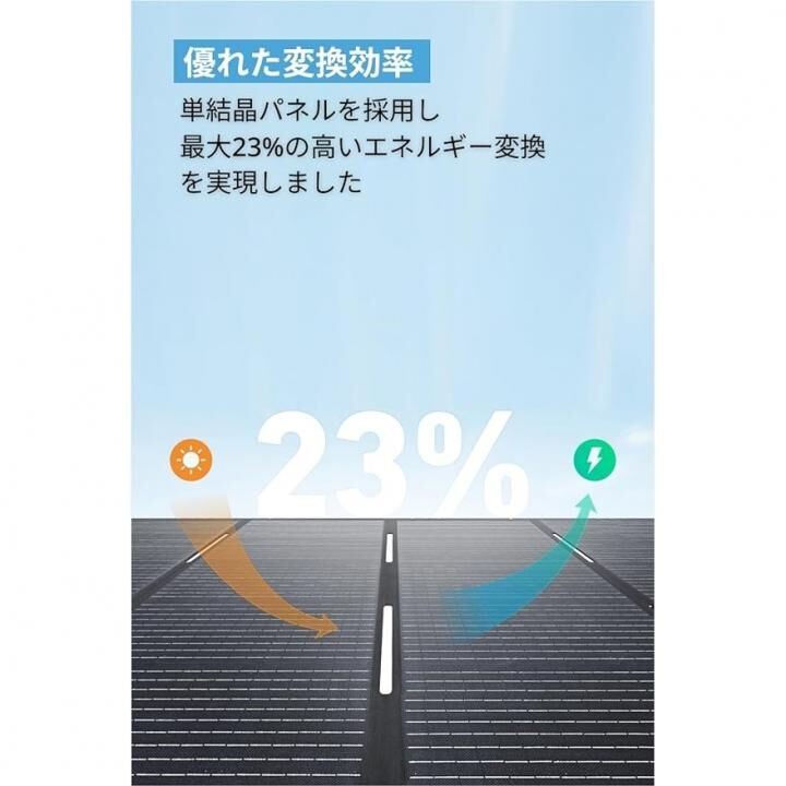 Anker Solix PS400 Portable Solar Panel アップグレード版