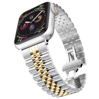 トラッフル クラシックバンド ジュビリー シルバー/ゴールド AppleWatch 38/40/41mm【10月下旬】_1