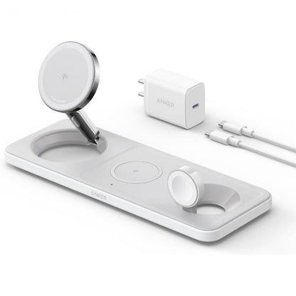 Anker MagGo Wireless Charging Station (3-in-1 Pad) ホワイト_1