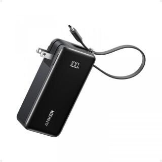 Anker Power Bank (10000mAh, Fusion, Built-In USB-C ケーブル)
