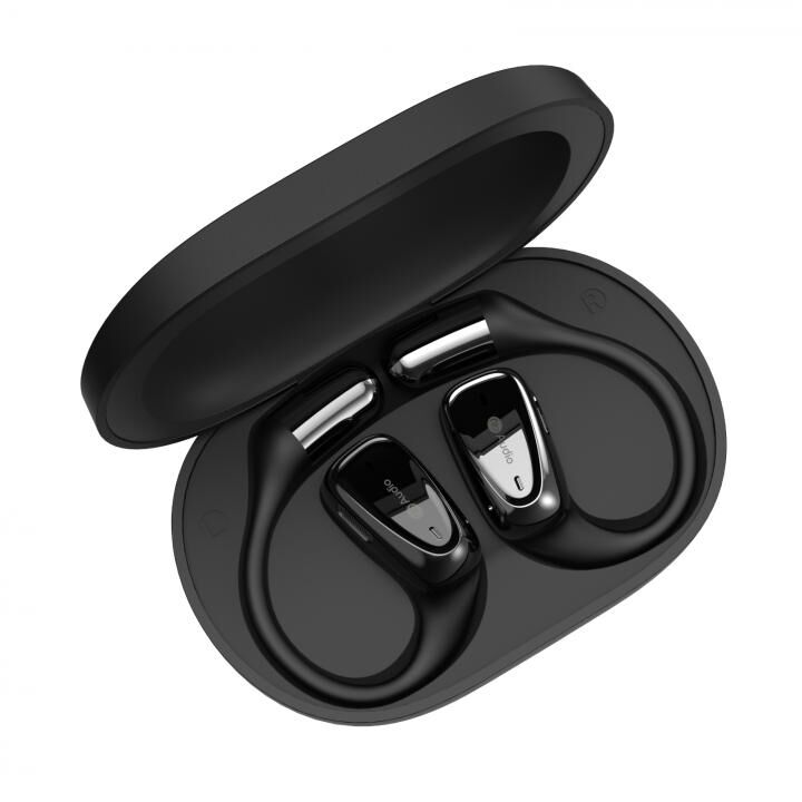 Bluetooth 完全ワイヤレスイヤホン オープンイヤホン (nb)Audio Open+ OPN1-BK （エヌビーオーディオ オープン）