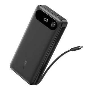 Anker Power Bank (20000mAh, 87W, Built-In USB-C ケーブル)