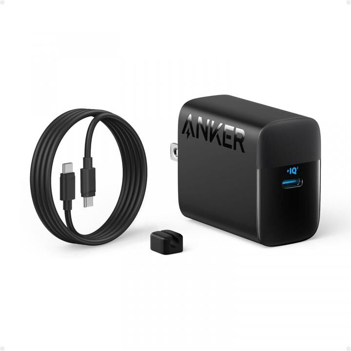 Anker Charger (45W) with USB-C & USB-Cケーブル ブラック_1