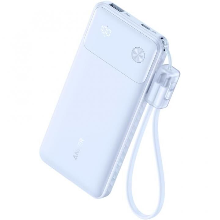 Anker Power Bank (10000mAh, 22.5W, 2 Ports) ライトパープル_1