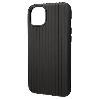 GRAMAS COLORS リブ ハイブリッドケース マットブラック iPhone 14 Plus_1