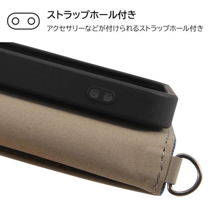 イングレム 耐衝撃 手帳型デニムケース iPhone 14 Pro