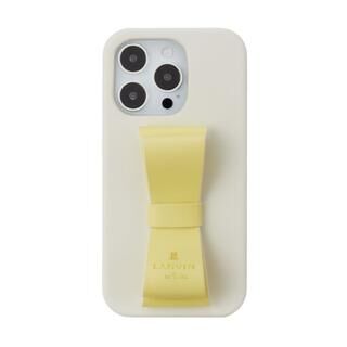 LANVIN en Bleu Slim Wrap Case Stand Ring Ribbon iPhone 14 Pro