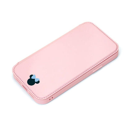 ガラスフリップケース ミニーマウス iPhone 13 mini_1