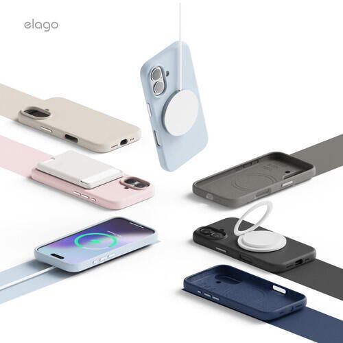 elago MAGNETIC SILICONE CASE iPhone16