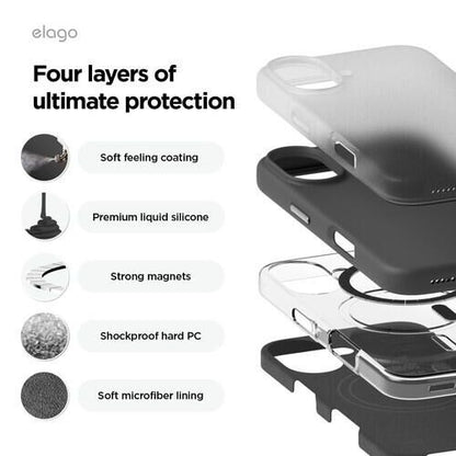 elago MAGNETIC SILICONE CASE iPhone16
