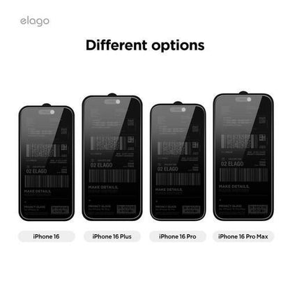 elago PRIVACY GLASS iPhone16 Pro Clear