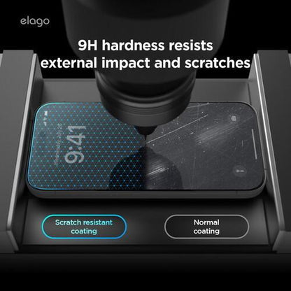 elago PRIVACY GLASS iPhone16 Pro Clear