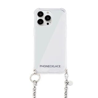 チェーンショルダーストラップ付きクリアケース iPhone 13 Pro