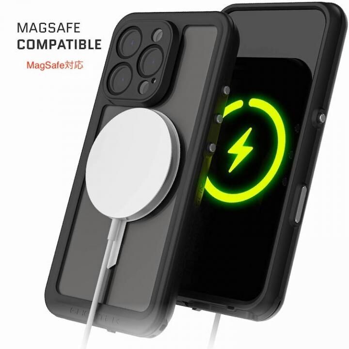 Ghostek (ゴーステック) ノーティカルスリム iPhone 16 Pro クリア 360度保護 防水防塵 IP68 耐衝撃