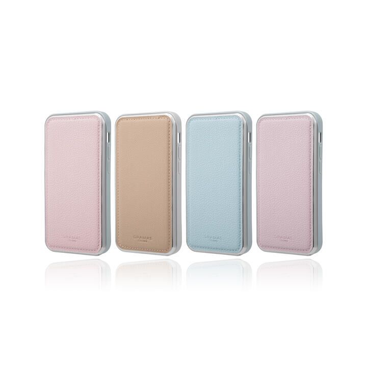 GRAMAS COLORS Shrink PU Leather Hybrid Shell Case 背面型ハイブリッドケース Grege iPhone 13 mini