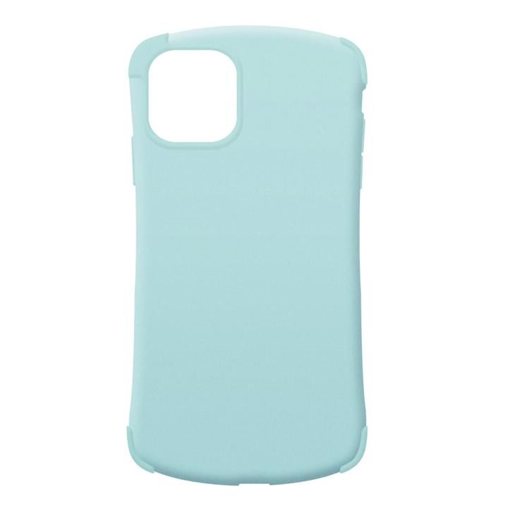 iSense ソフトタッチシリコンケース Aqua blue iPhone 13_1