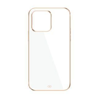 iSense ラグジュアリークリアケース ブラックゴールド iPhone 13 Pro
