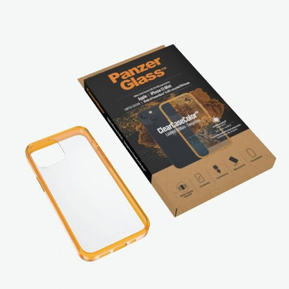 PanzerGlass パンザグラス クリアケースカラー 抗菌仕様 タンジェリン iPhone 13 mini