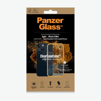 PanzerGlass パンザグラス クリアケースカラー 抗菌仕様 タンジェリン iPhone 13 mini