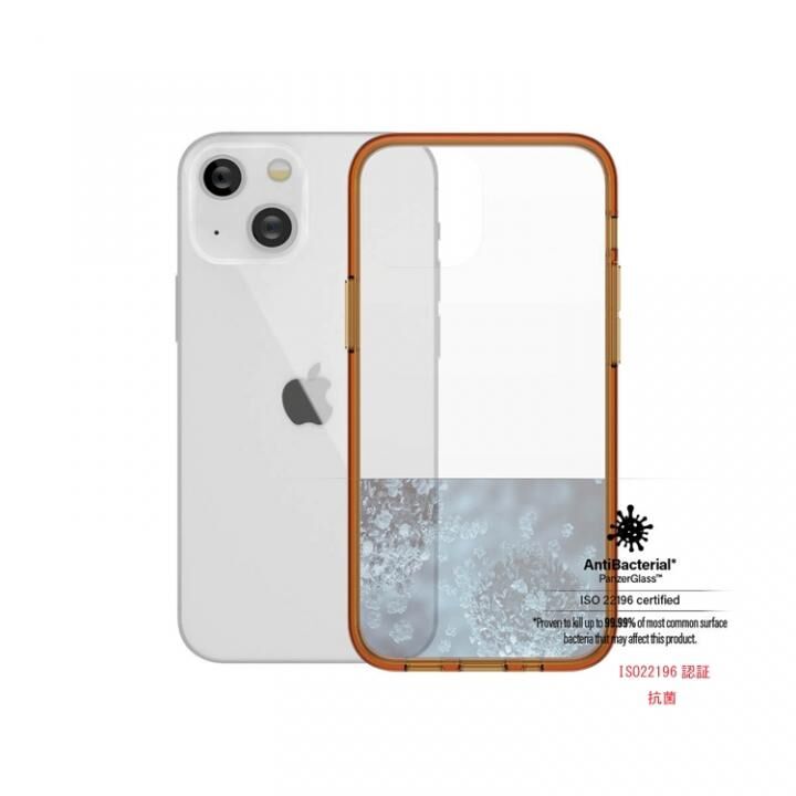 PanzerGlass パンザグラス クリアケースカラー 抗菌仕様 タンジェリン iPhone 13 mini