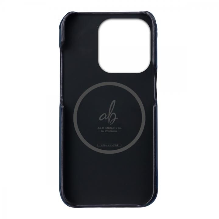 ABBI SIGNATURELISCIO イタリアンレザー MagSafe対応バックカバー iPhone 16 Pro Max