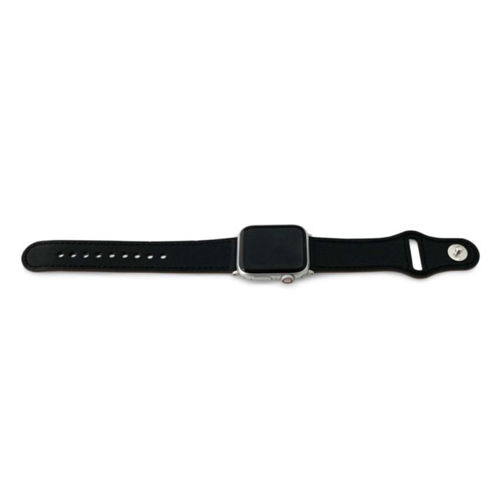 ピンバックル レザー Lite Apple Watch 42/44mm （金具：銀）