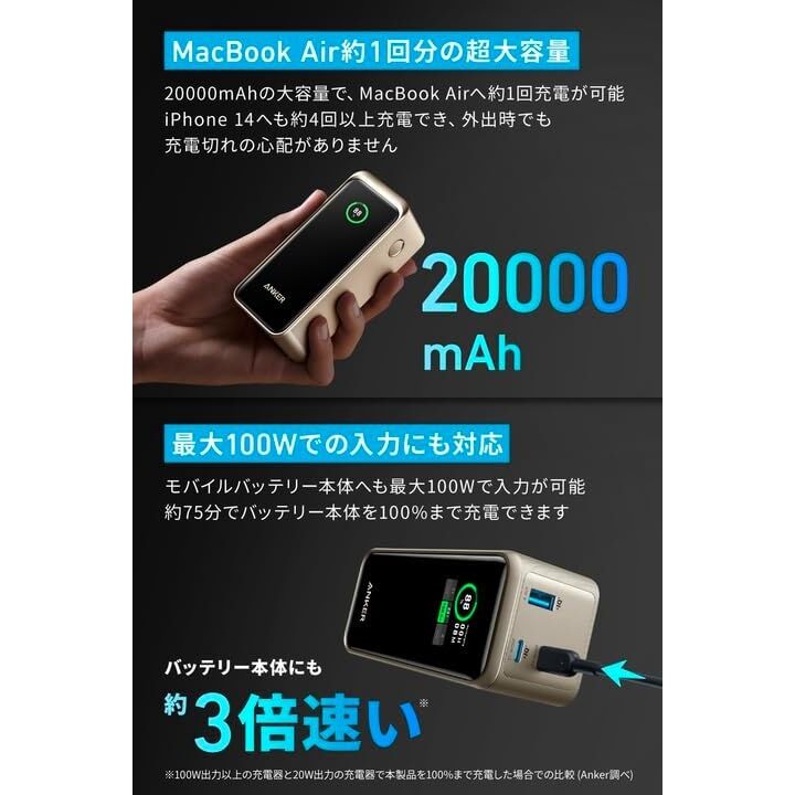 Anker Prime Power Bank (20000mAh 200W)