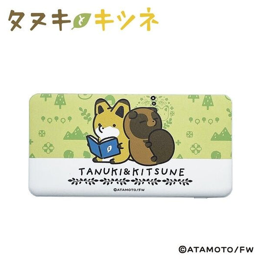 タヌキとキツネ 4,000ｍAhモバイルバッテリー パターンA【11月下旬】_1
