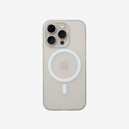 ケースフィニット CASEFINITE  フロストエアウルトラ  マグネティック iPhone 16 Pro アイスホワイト_1