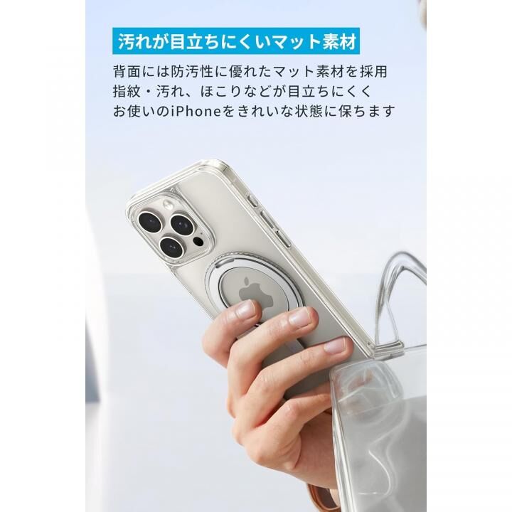 Anker MagGo Magnetic Case (360度リングスタンド, iPhone 16 Pro Max用)