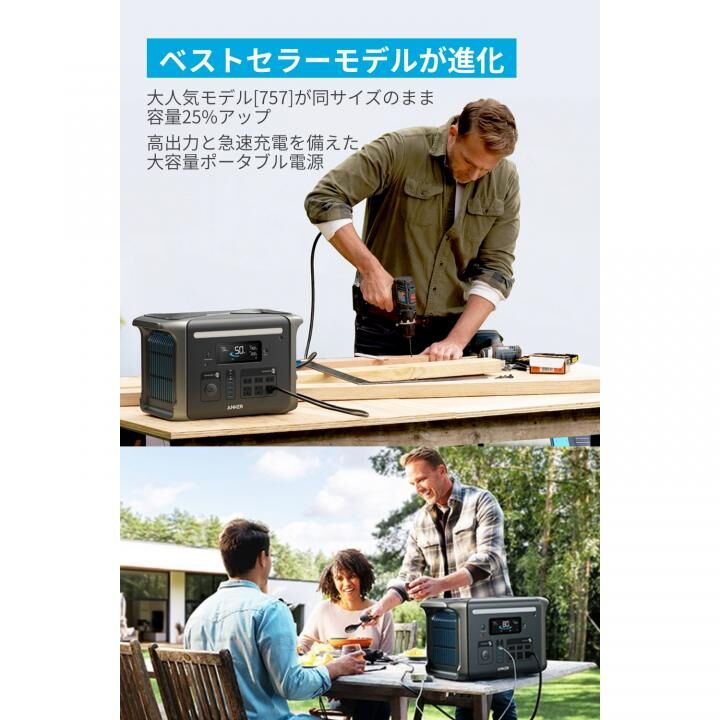 Anker Solix F1500 Portable Power Station (PowerHouse 1536Wh)